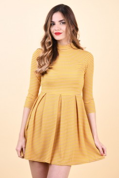 Rochie Sister Point Cake Mustard/Lion